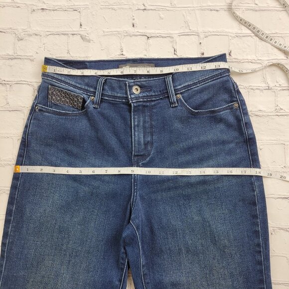 Levi’s Women’s blue 512 perfectly Slimming straight leg jeans size 28 - Picture 5 of 10